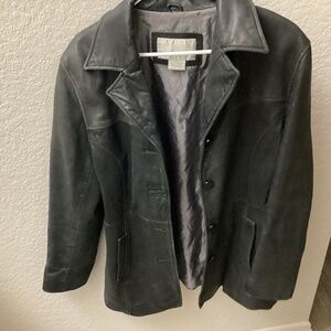 Leather Nine West jacket vintage size large